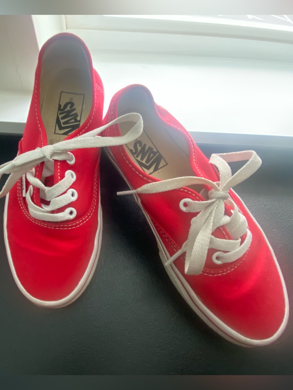 Red & White Vans